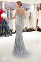 Mermaid Sweetheart Illusion Neckline Sequins Beading Evening Dresses