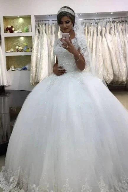 Modern wedding dresses with lace | Princess Wedding Dresses
