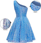 short prom dresses sequin homecoming dresses SYH96