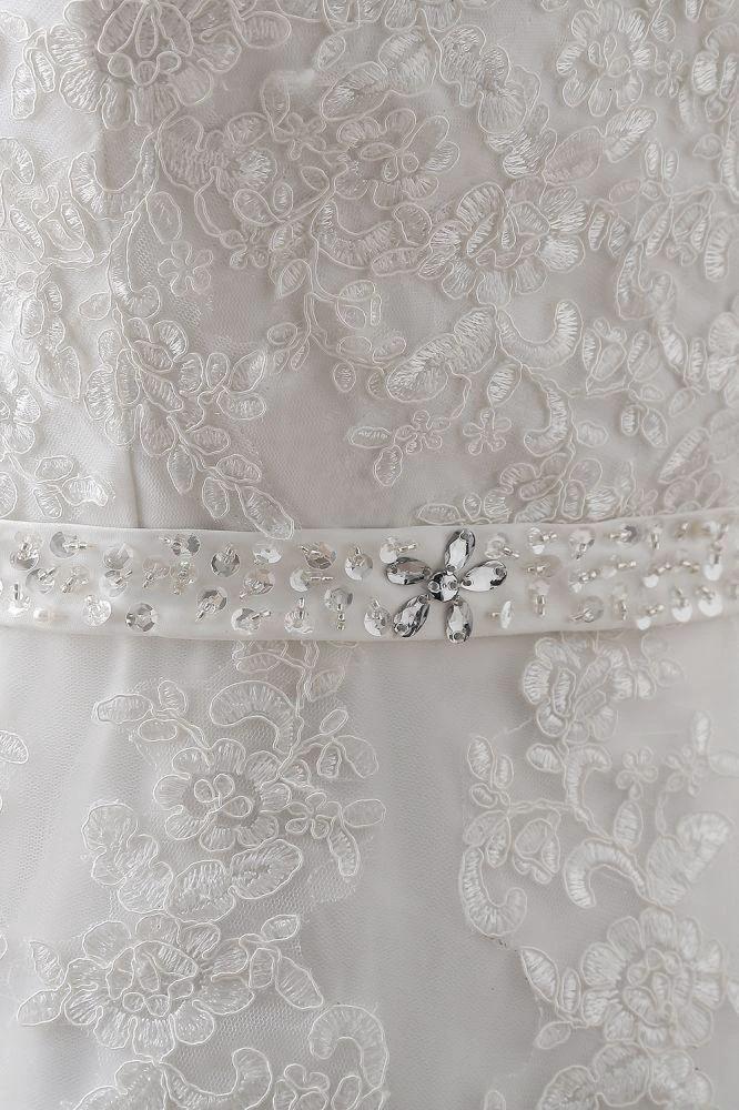 Princess V-Neck Tulle New Arrival Wedding Dress With Lace