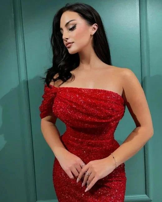 Prom dresses long red | Evening dresses glitter