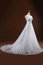 Sequine Appliques Tulle Pretty Mermaid Elegant Wedding Dresses