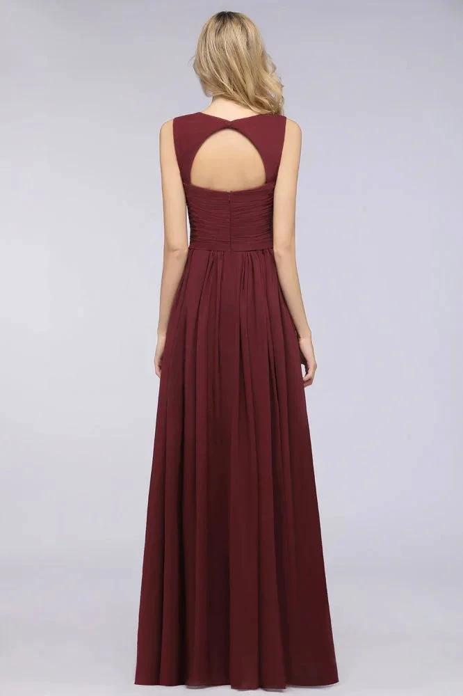 Sweetheart Bungurdy Tiered Lace Prom Dresses | Simple Cap Sleeves A-Line Evening Dresses