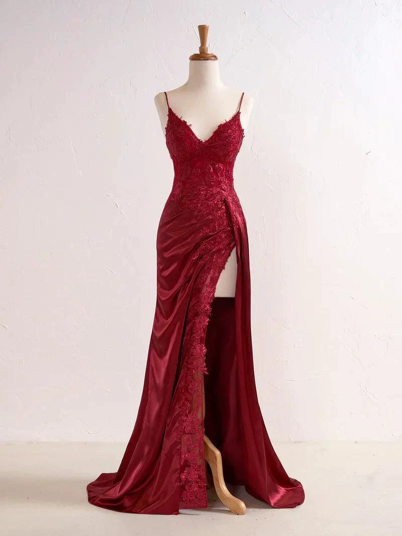 Prom Dress Sheath Black Long Appliques